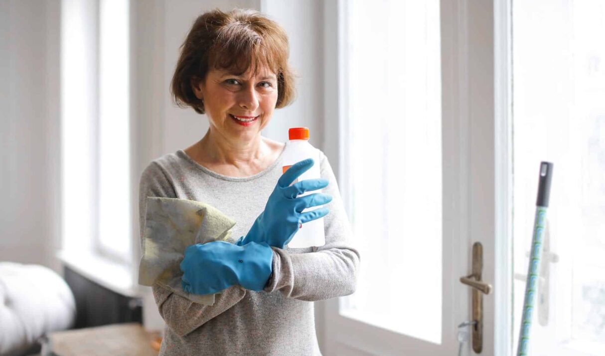 Pretty kitchen storage & cleaning products